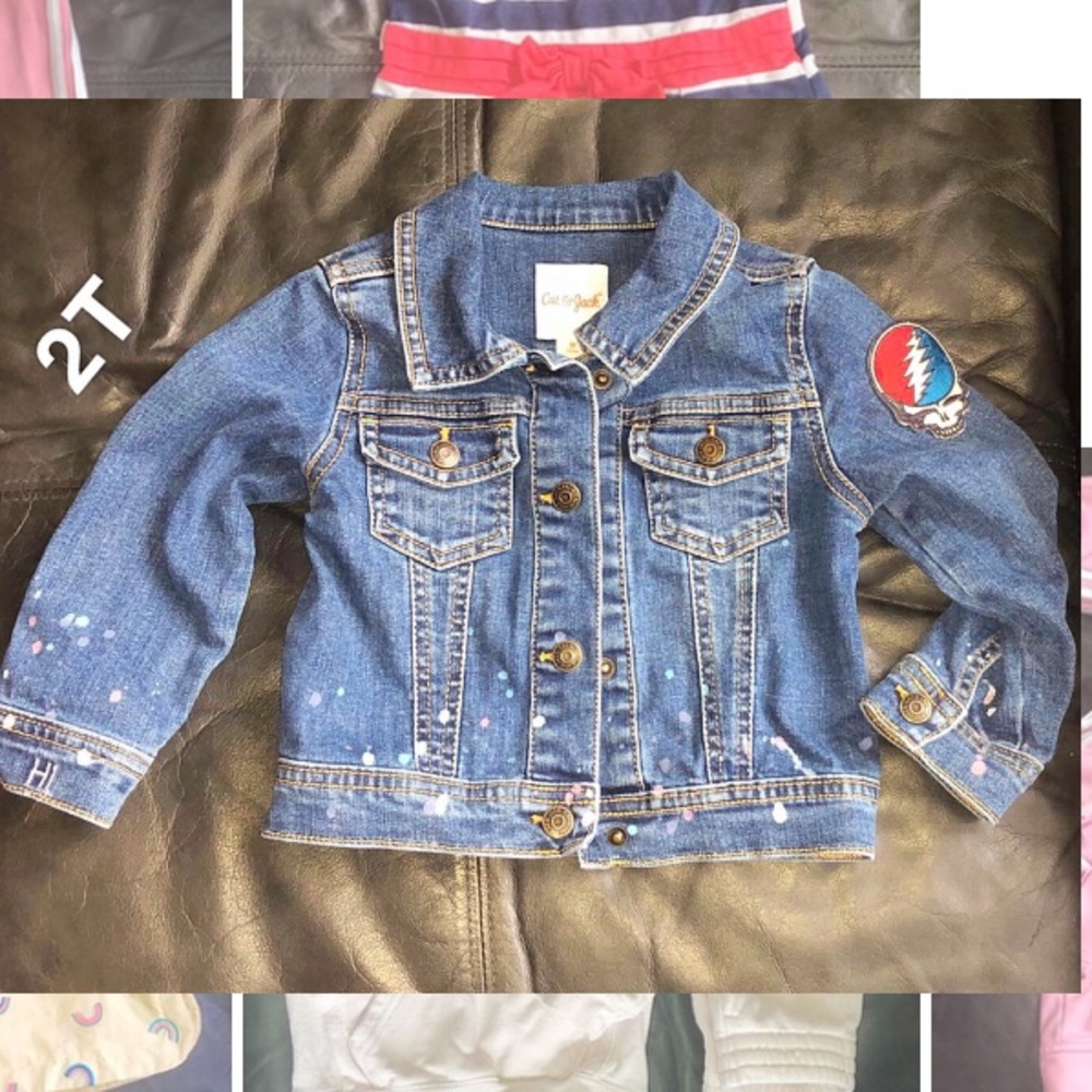 2T jean jacket w/ patches
